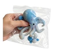 Fidget Toy - Adorable Octopus Companion, Pocket Size with Soft Texture, Silicone Stress Relief, Silent Sensory Play, for Classroom Commuting Travel School Party Boys Girls Children Adults