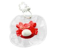 Fidget Toy Keychain, Soft Sensory Texture, Animal Squeeze Toys, Stress Relief Sturdy Material Fun Design, Easy Carry Portable for Kids Boys Girls School Classroom Party Favors Use