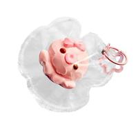 Fidget Toy Keychain - Soft Textured Animal Squeeze, Compact Miniature Scale, High-Elasticity Nonpoisonous Material, Reinforced Keyring Loop, Sensory Relief Tool for Kids in School Classrooms