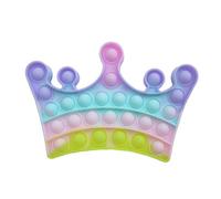 Fidget Toy Pop It Silicone Anti Stress Bubble Fidget Sensory Jouet Sensoriel À Bulles Relaxant - Couronne