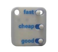 Fidget Toy, Prank Gadget, 3D Printed Spinner Kids Adults Decision Making Fun, Travel Commuting Tool with Humor, Gag Toy for School Classroom Waiting Room Game, 2.76x1.97x0.2 inches