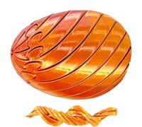 Fidget Toy - Rotating Puzzle Egg Spinner, 3D Printed Sensory Brain Teaser with Smooth Turning Segments, Compact Handheld Focus Gadget, Ideal for Classroom Rewards Desk Play Easter Kids Adults