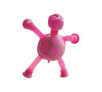Fidget Toy Turtle, Calming Telescopic Shape, Sensory Tube with Suction Cups, Stress Reliever with Fun Motion, Entertainment Supplies for Travel Home Commuting Dorm Picnic Adults Teens Boys Girls