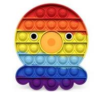 Fidget Toys anti-stress pour enfants - Octopus - Couleurs Arc-En-Ciel G