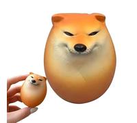 Fidget Toys Sculpture de sable Shiba, œuf de chien, jouet à presser doux, reprend sa forme lente, stress lisse et amusant