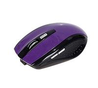 FidgetGear Mini souris optique sans fil rechargeable Bluetooth 3.0 6D 1600 DPI Violet