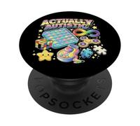 Fidgit de Sensibilisation à l'Autisme et à l'Autisme PopSockets PopGrip Adhésif