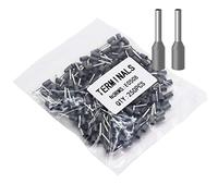 Fidioto 22AWG Wire Ferrules, 250pcs 22AWG Terminal Connector Kit, Crimp Terminal Connector Sleeves for Electric, Industrial, Chemical Industry, Power Control System, etc.