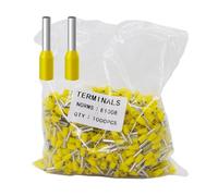 Fidioto AWG18 1000pcs Wire Ferrules Terminals, AWG18 Terminal Connector Wire Insulated Cord Pin Ends Terminals for Electric, Industrial, Chemical Industry, Power Control System, etc.