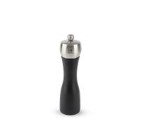 Fidji Moulin à poivre manuel en bois et inox couleur noir 20 cm Peugeot