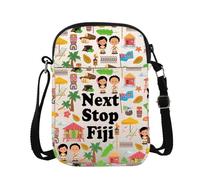 Fidji Trip Gift Next Stop Fidji Trousse de maquillage pour amoureux de la plage Cadeau de voyage Fidji Vacances Trousse de maquillage Cadeau de voyage, Fidji Cb UK, Trousse de maquillage