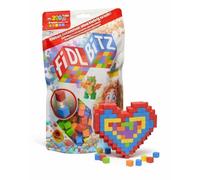 FIDL BITZ Bag of Bitz 21101 Lot de 320 Cubes Autocollants en Mousse, Jouet de motricité, créatif, sans Doigts Collants, sans résidus, pour Enfants à partir de 3 Ans