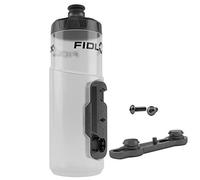 Fidlock - Bouteille d'eau et support Twist Bike Base 600 ml, transparent, 99609-00