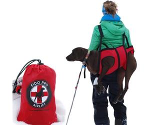Fido Pro Airlift Harnais d'urgence pour Chien Rouge Taille M
