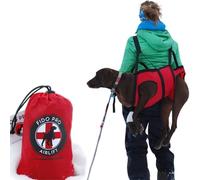Fido Pro Airlift Sangle de Sauvetage d'urgence pour Chien Rouge
