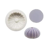 Fidoo Moule en silicone en forme de hérisson de mer pour décoration de fondant, chocolat et pâte à sucre