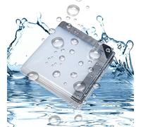 FIDSEJEONA Bâche Transparente Étanche 2.5x5m, Bâche Imperméable avec Oeillet, Bâche Transparente Imperméable Extérieur, pour Camping Balcon Jardin Plantes Serre Animaux de Compagnie Toit