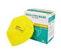 Fiducia NFW FFP2 Lot de 25 masques respiratoires 4 couches pour le visage et le nez - Masques de protection pour le visage à trois couches en matériaux 100 % imperméables avec boucles d'oreilles