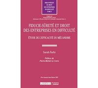 Fiducie-sûreté et droit des entreprises en difficulté