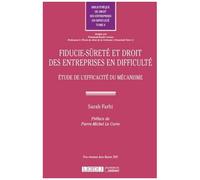 Fiducie-Sûreté Et Droit Des Entreprises En Difficulté - Etude De L'efficacité Du Mécanisme