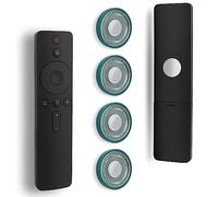 FIDWALL 4 Paquets de Porte-télécommande magnétique Mural sans perçage pour Le Rangement et la Charge de téléphone à la Maison, à l'école et au Bureau - Aimant Fort maintient en sécurité(Vert chasseur)