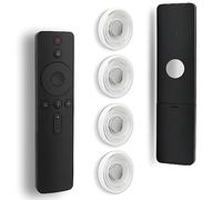 FIDWALL 4 Paquets de Porte-télécommande magnétique Mural sans perçage pour Le Rangement et la Charge de téléphone à la Maison, à l'école et au Bureau - Aimant Fort maintient en sécurité (Blanc)