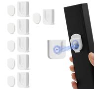 FIDWALL Support mural magnétique pour télécommande, conception de fente innovante pour une organisation sans effort de la maison, du bureau et des fournitures scolaires (6 paquet, Blanc)