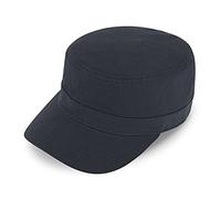 fiebig Army GI Cap | Casquette de travail classique avec fermeture flexible | Casquette militaire d'extérieur en coton (taille unique, bleu marine)