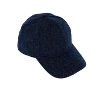 fiebig Casquette de baseball en laine | Casquette à 6 panneaux avec fermeture élastique, bleu marine, taille unique