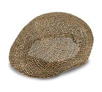 fiebig Casquette en Paille pour Femmes et Hommes | Chapeau d'été 100% Paille | avec Bande intérieure & Fabriqué en Italie | Casquette Plate pour Le Printemps et l'été dans de Nombreuses Tailles