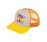 fiebig Casquette Truckercap Mountain Escape - Casquette de baseball avec écusson - Casquette de baseball avec maille (Flexsize M, jaune), jaune, M