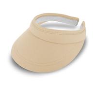 fiebig Soleil Visor | Casquette avec Bande intérieure en éponge (Beige)
