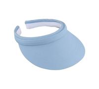 fiebig Visière | Distributeur d'ombre pour le visage | Clipvisor en taille unique | Disponible en plusieurs couleurs en 100 % coton | Casquette d'été avec doublure intérieure en éponge | Casquette
