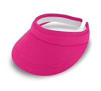 fiebig Visière | Distributeur d'ombre pour le visage | Clipvisor en taille unique | Disponible en plusieurs couleurs en 100 % coton | Casquette d'été avec doublure intérieure en éponge | Casquette