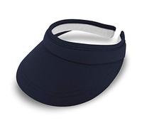 fiebig Visière | Distributeur d'ombre pour le visage | Clipvisor en taille unique | Disponible en plusieurs couleurs en 100 % coton | Casquette d'été avec doublure intérieure en éponge | Casquette