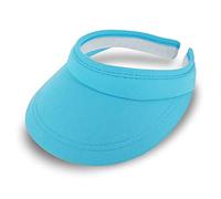 fiebig Visière | Distributeur d'ombre pour le visage | Clipvisor en taille unique | Disponible en plusieurs couleurs en 100 % coton | Casquette d'été avec doublure intérieure en éponge | Casquette