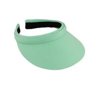 fiebig Visière | Pare-soleil pour le visage | Visière à clip en taille unique | Disponible dans de nombreuses couleurs en 100 % coton | Casquette d'été avec bande en tissu éponge | Protection solaire