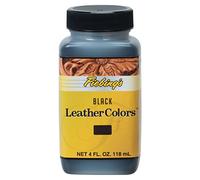 Fiebings Angélus Cuir de Peinture Acrylique, 50-2026-BK, Noir, 4 oz