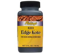 Fiebing's Black Edge Kote, 4 Oz. - Color Coats Leather Edges by Tandy Leather