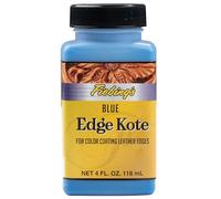 Fiebing's Edge Kote (118,4 g, bleu) - Peinture pour bords de cuir pour chaussures, meubles, sacs à main, canapés, ceintures - Flexible, résistante à l'eau, teinture pour cuir semi-brillant pour