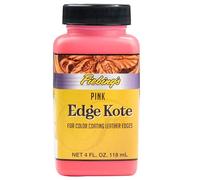 Fiebing's Edge Kote (118,4 g, rose) - Peinture pour bords de cuir pour chaussures, meubles, sacs à main, canapés, ceintures - Flexible, résistante à l'eau, teinture pour cuir semi-brillant pour