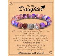 FIEEFX Cadeaux de fête des mères pour femme : bracelets de perles pour maman, épouse, grand-mère, nouvelle maman, sœur, tante, belle-mère, belle-fille - Parfait pour Noël, la Saint-Valentin, Pâques, 7