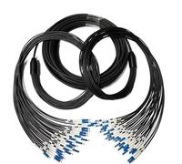 Field Armored - Pull à fibre optique 24 cœurs - Monomode, super doux, résistant à l'usure LC à SC-FC-ST,250 m (FC-FC 250 m)