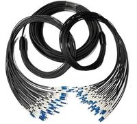 Field Armored - Pull à fibre optique 24 cœurs - Monomode, super doux, résistant à l'usure LC à SC-FC-ST,60 m, 70 m, 80 m (SC-SC 80 mètres)