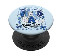 Field Day Blue Team Funny for Kids Teacher Field Day Games PopSockets PopGrip Adhésif