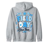 Field Day Blue Team Funny for Kids Teacher Field Day Games Sweat à Capuche