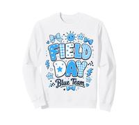 Field Day Blue Team Funny for Kids Teacher Field Day Games Sweatshirt