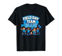 Field Day Team Blue Kids Fun Spirit Group T-Shirt