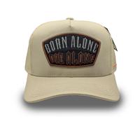 Field Grade Die Alone Trucker Cap Twill Mesh Basecap Kappe Logo Broderie Spruch