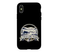 Field Line Team Chien Troupeau Moutons Conduite Champ Coque pour iPhone X/XS